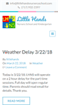 Mobile Screenshot of littlehandsnurseryschool.com
